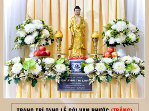 TRANG TRÍ TANG LỄ GÓI VẠN PHƯỚC (TRẮNG)
