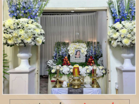 TRANG TRÍ TANG LỄ NGỌC LIÊN HOA (TRẮNG)