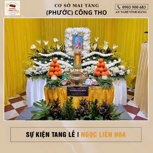 SỰ KIỆN TANG LỄ LIÊN NGỌC HOA